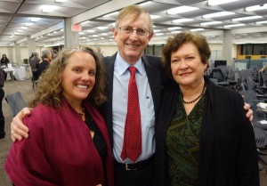 FSU Feb 2015: Julia Zimmerman (right), Katie McCormick (left) with Graham